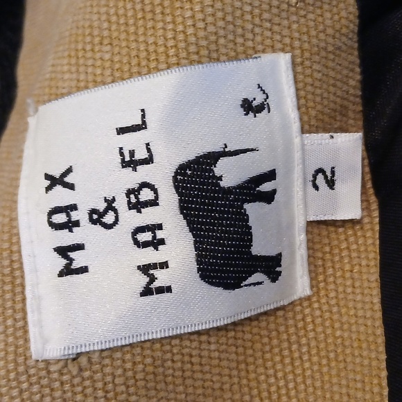 Max & Mabel Patch pattern Leopard print Blazer size 2 - Picture 10 of 12